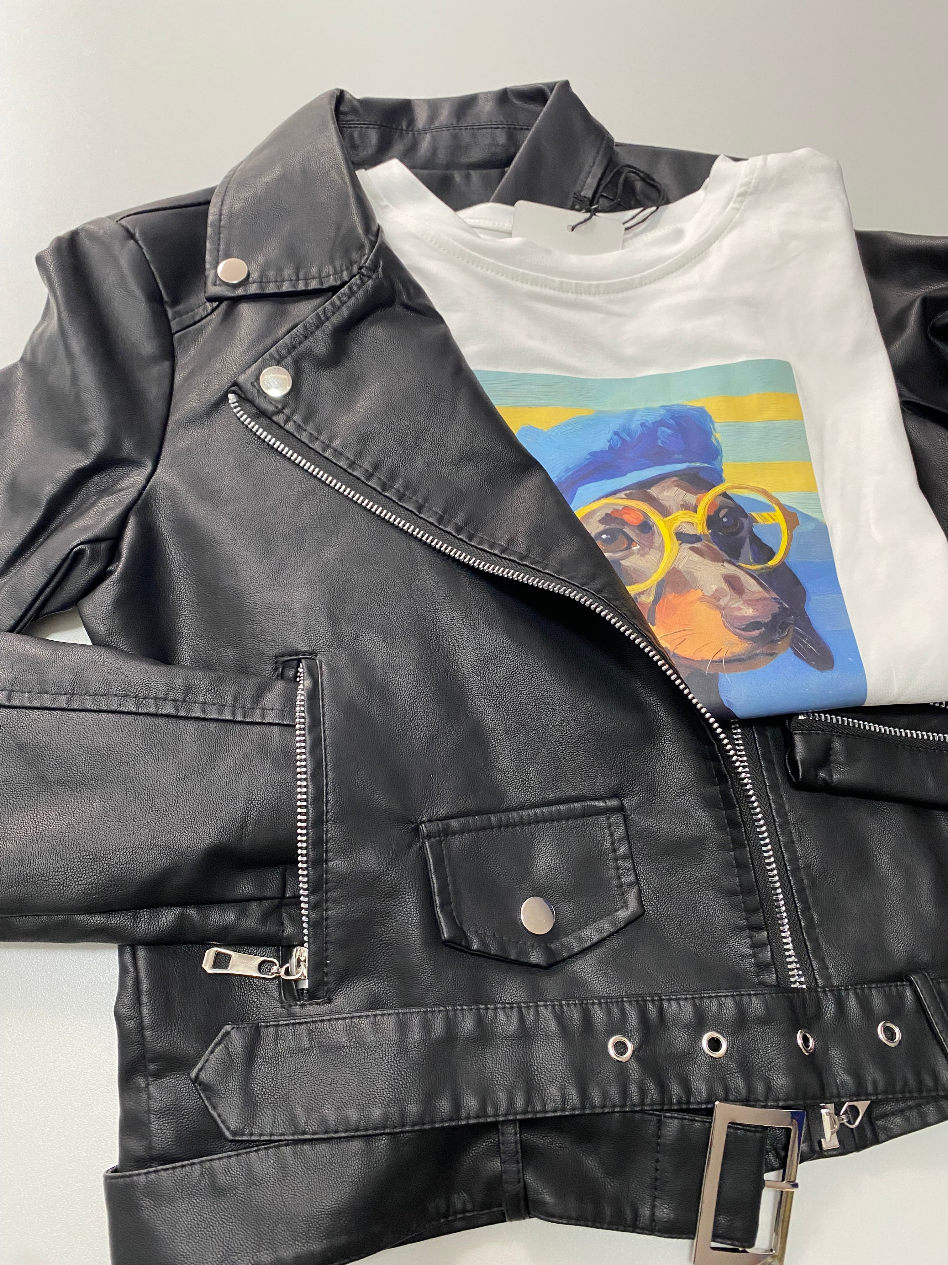 Chaqueta simil cuero